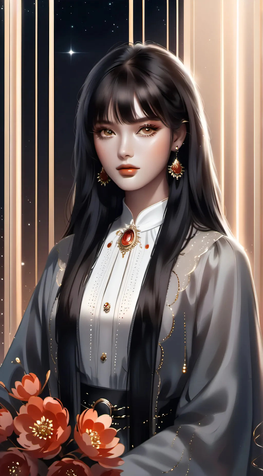 ai character: Lia manoban  background