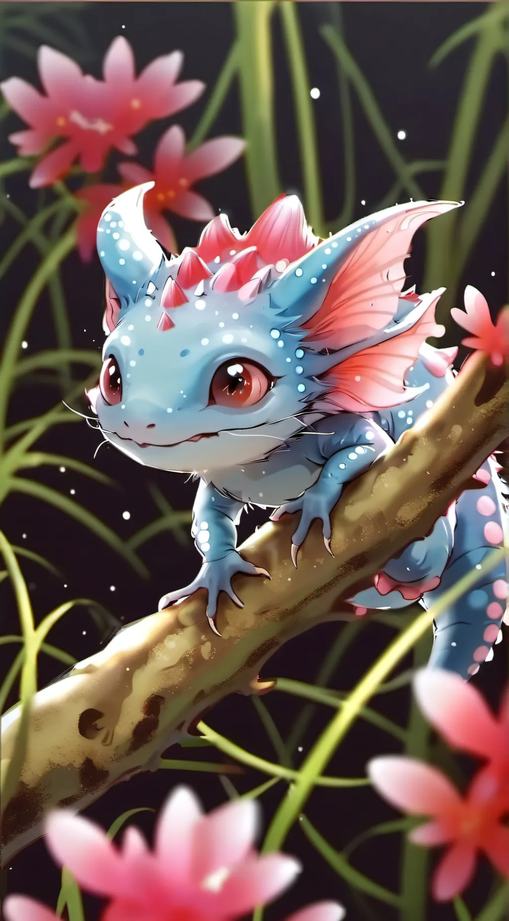 ai character: Axolotl (your pet) background