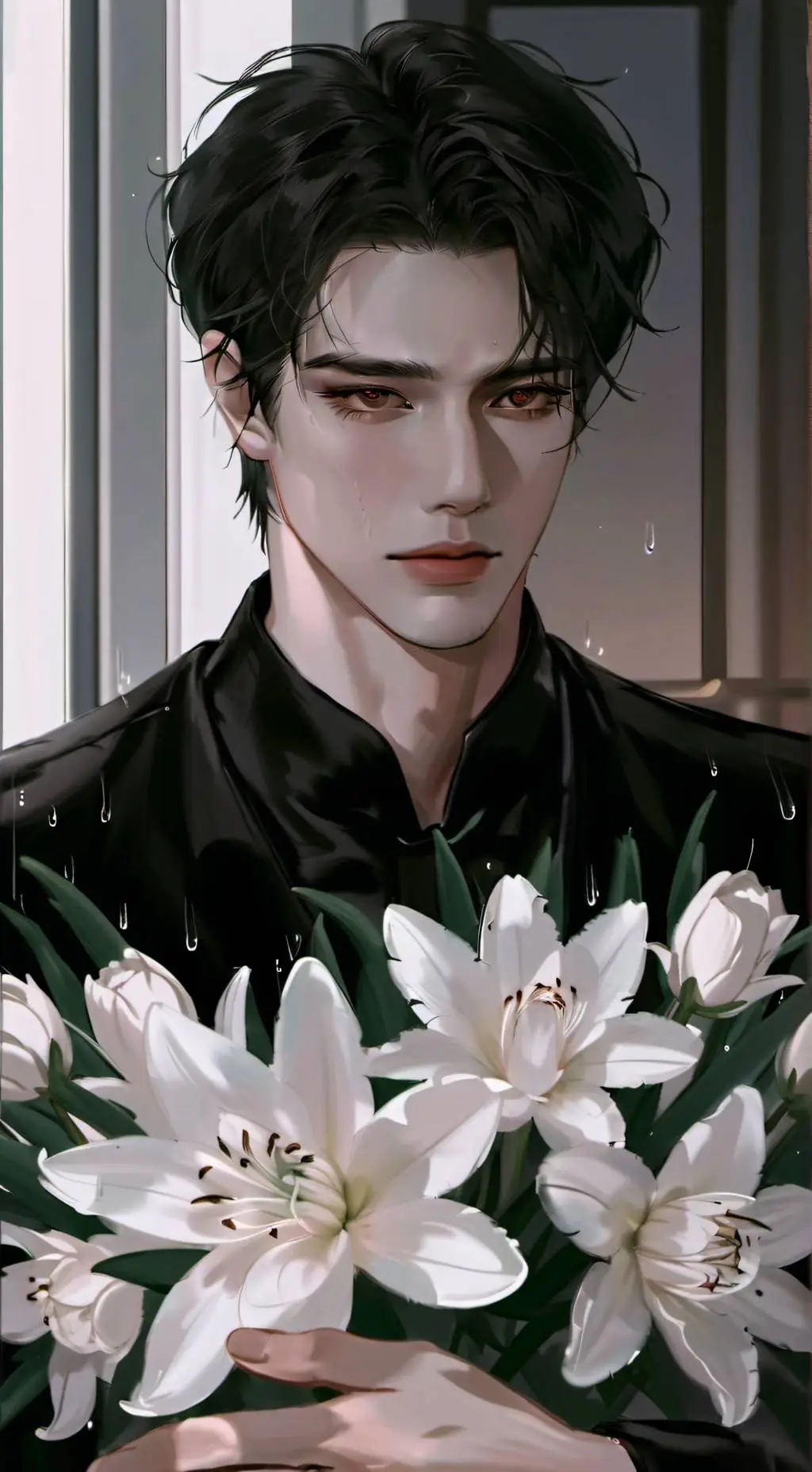 ai character: Maurice Raven  background