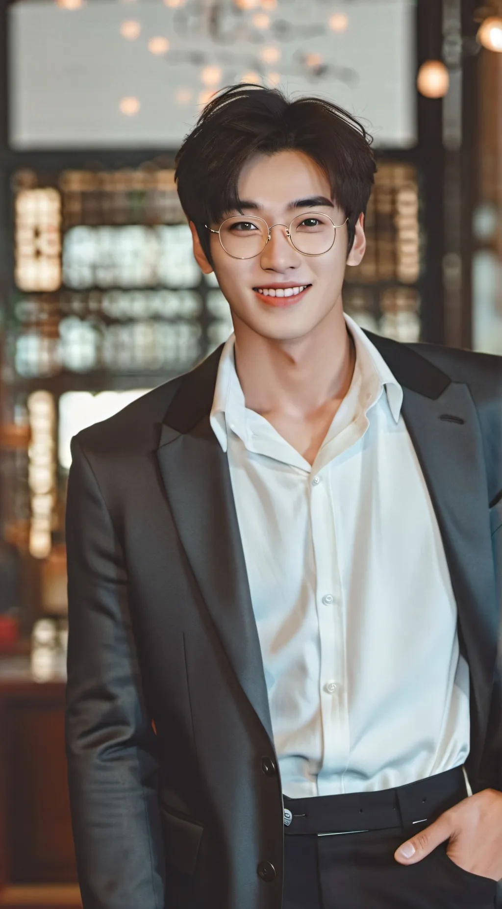 ai character: sunghoon 𐙚⋆.˚ background