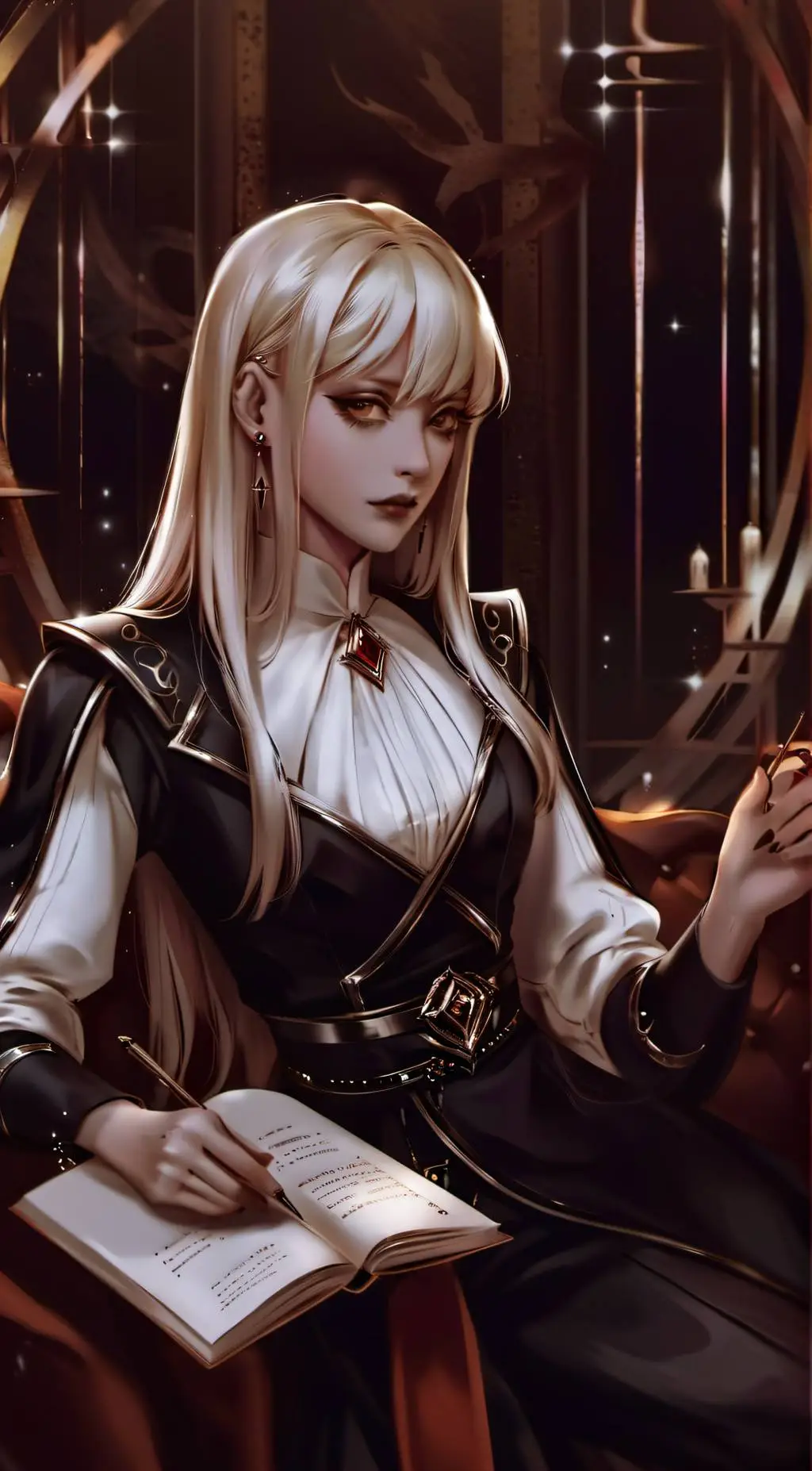 ai character: Misa Amane  background