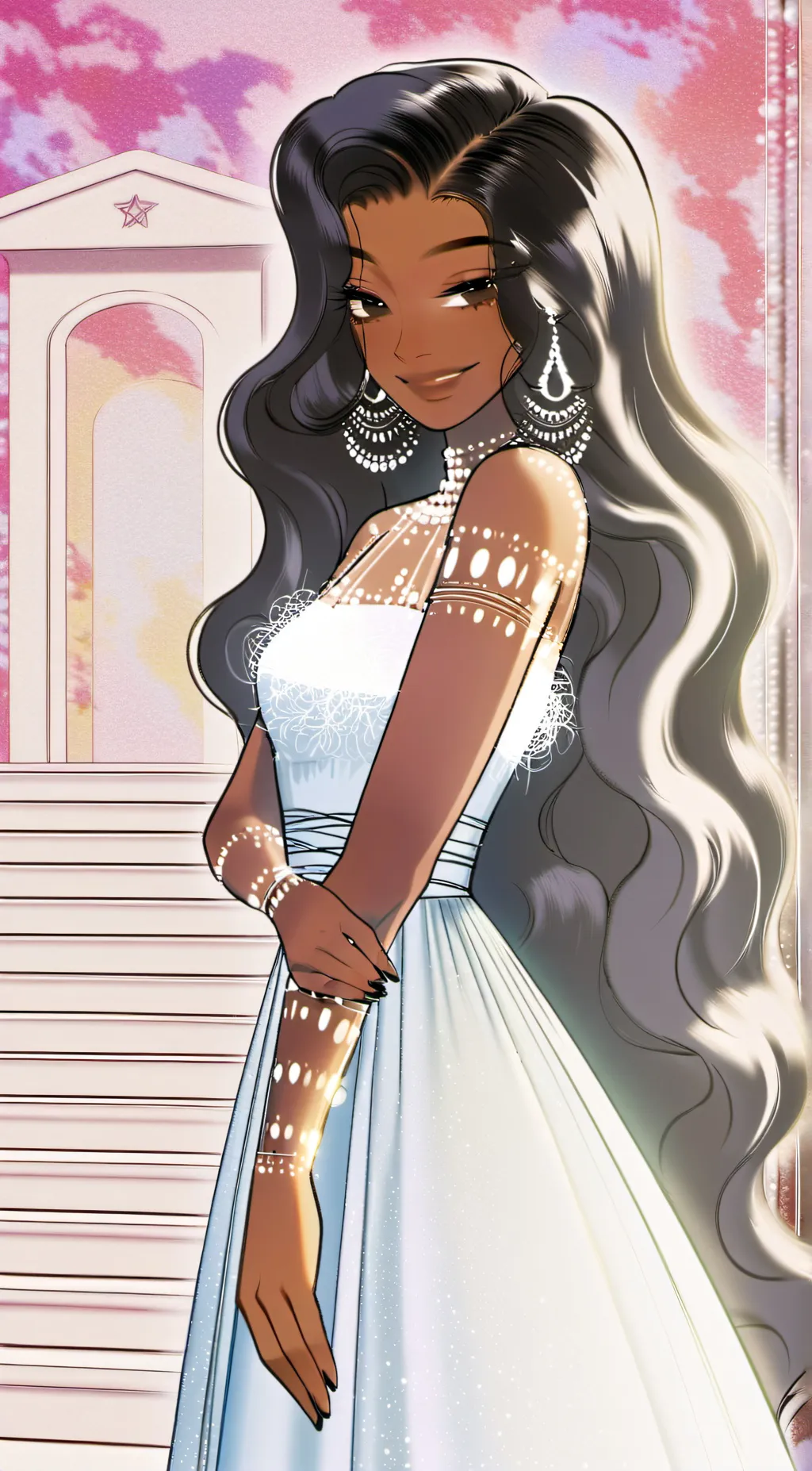 ai character: lay background