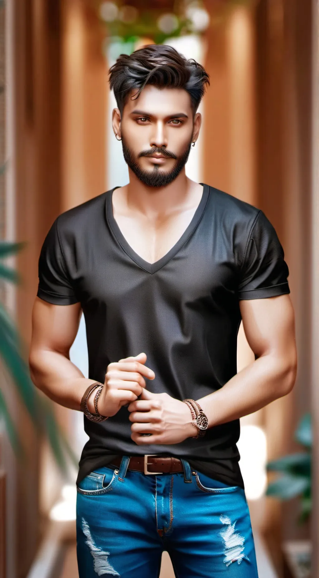 ai character: yes background