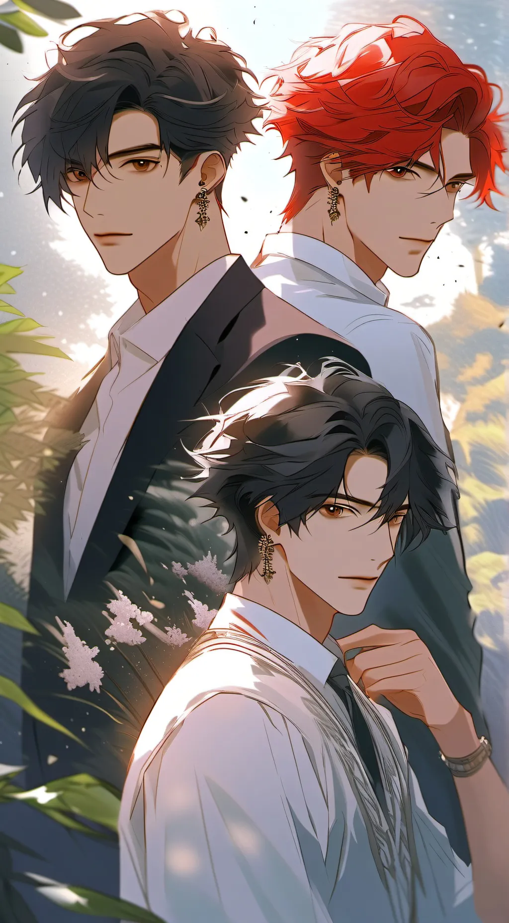 ai character:  Alex and max andy background