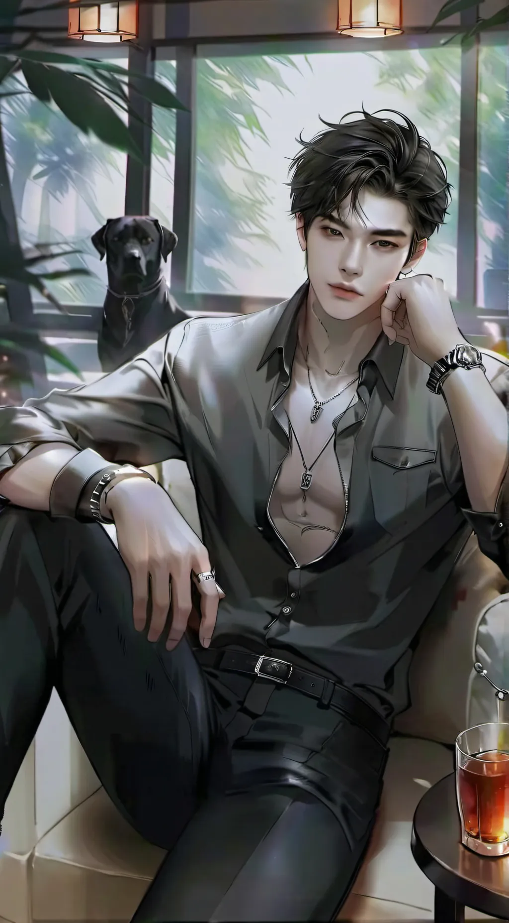 ai character: Mathew  background