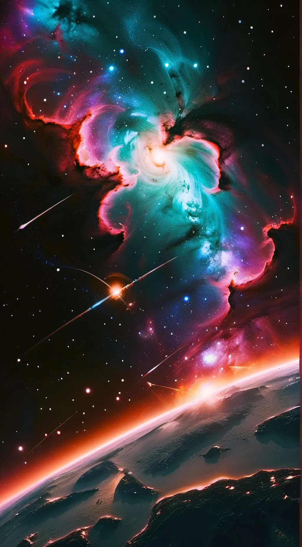 ai character: Something’s comin background