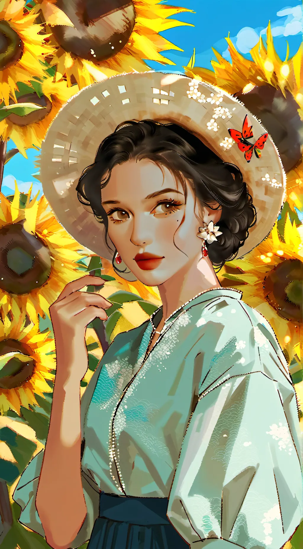 ai character: katara  background