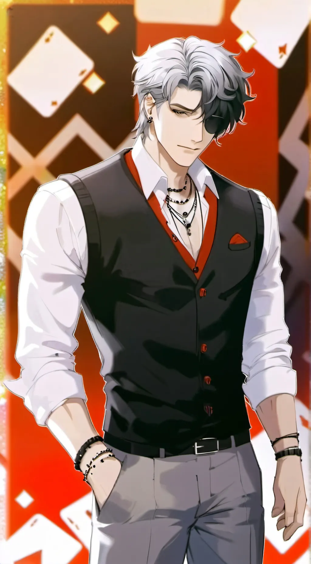 ai character: Axel  background