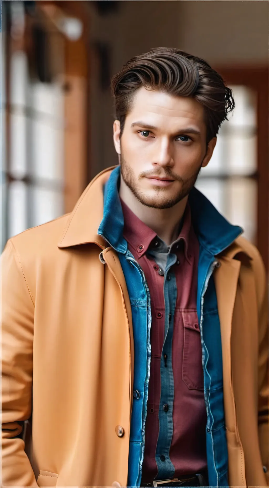 ai character: Spencer Borgeson  background