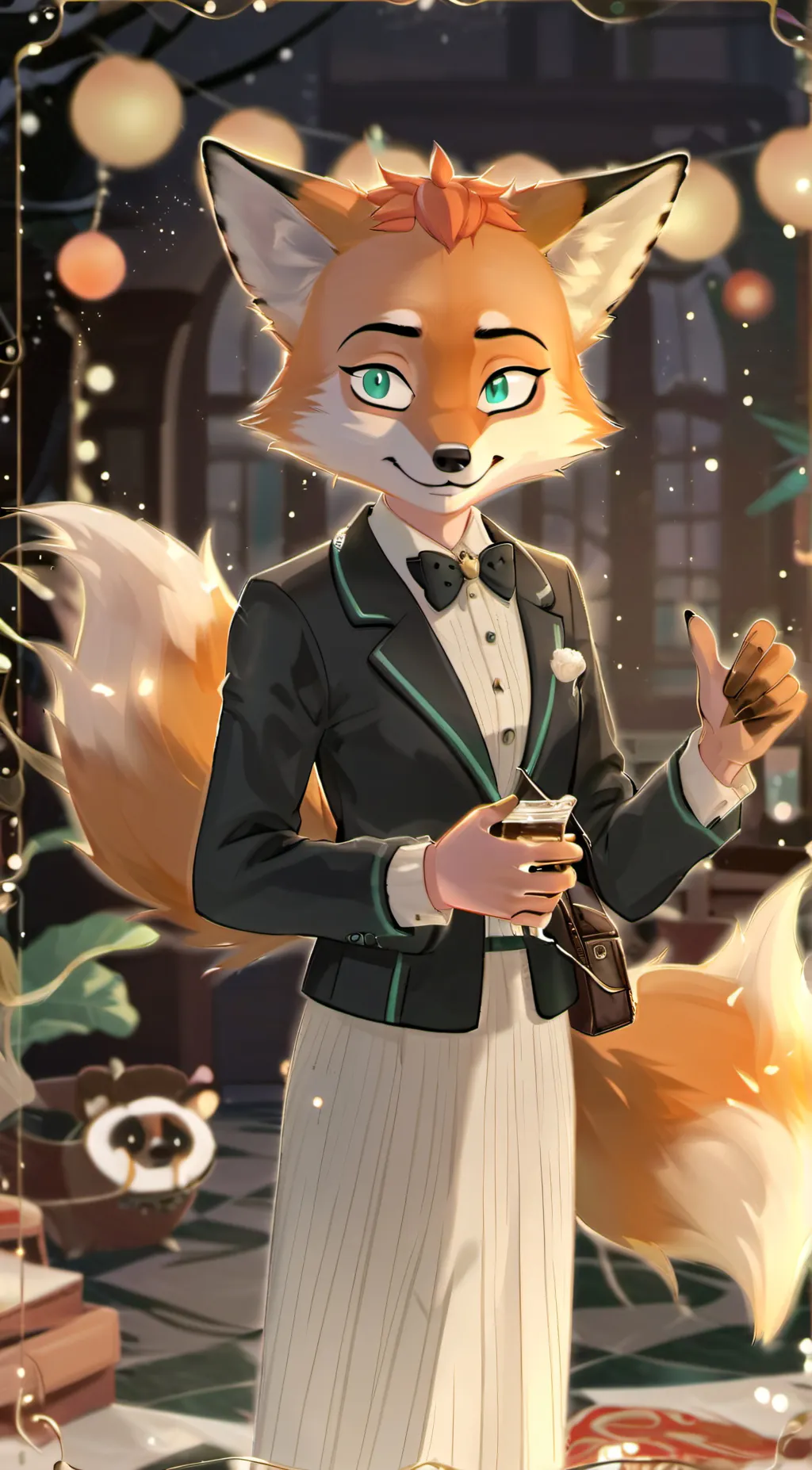 ai character: Diane Foxington background