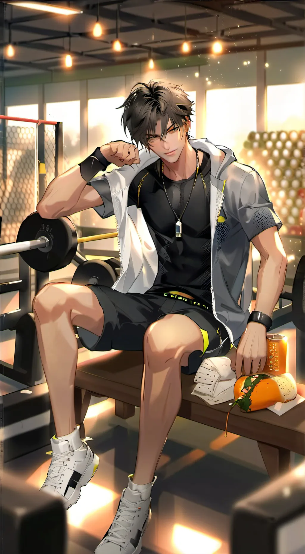 ai character: Oliver  background