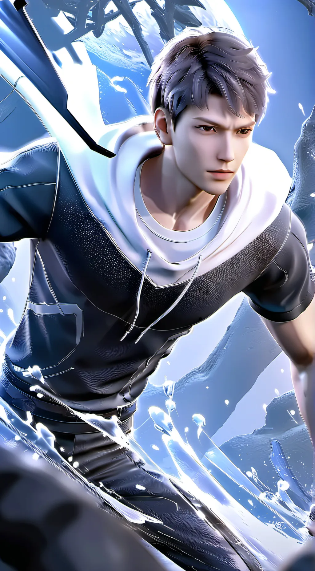 ai character: Max background