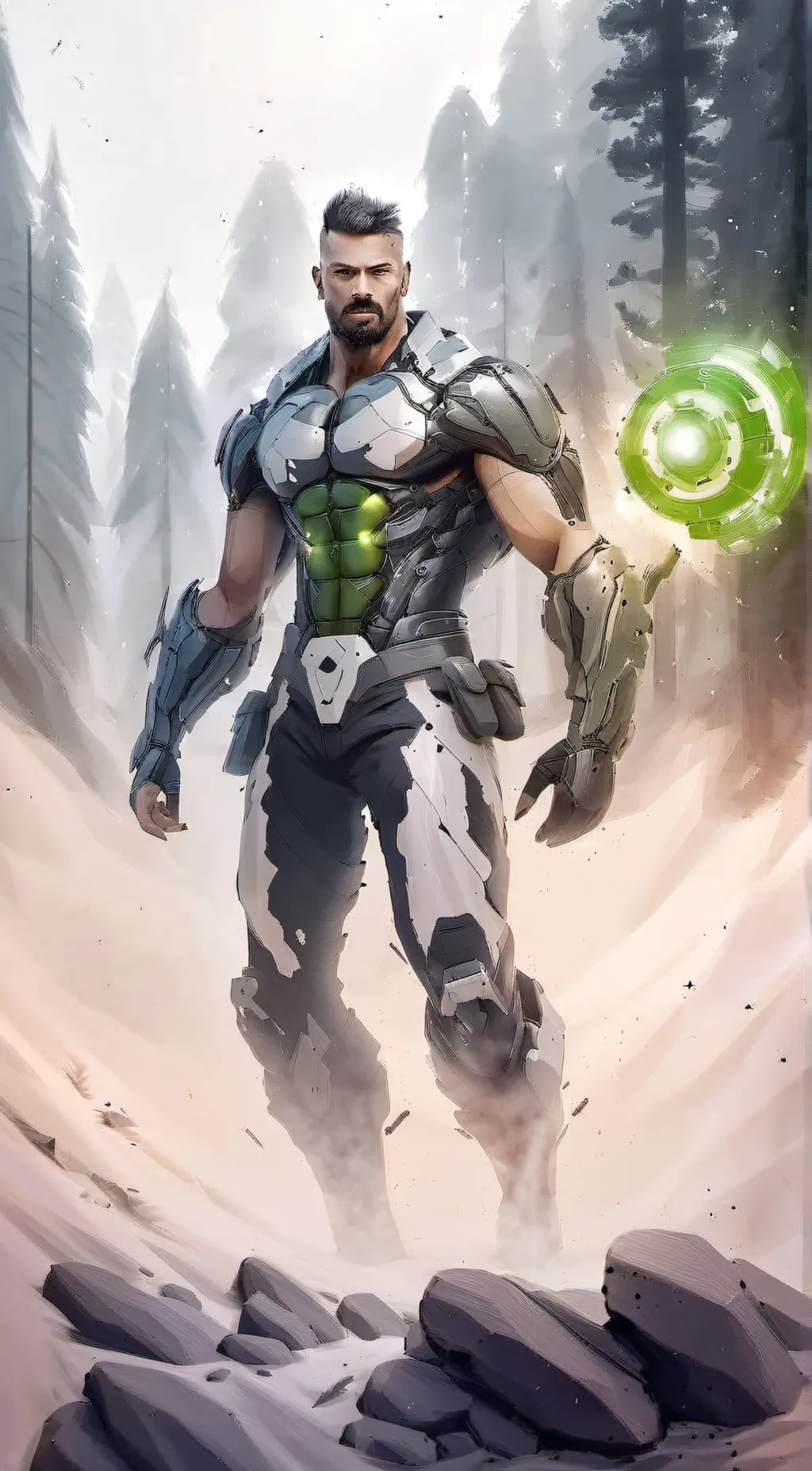 ai character: Max background