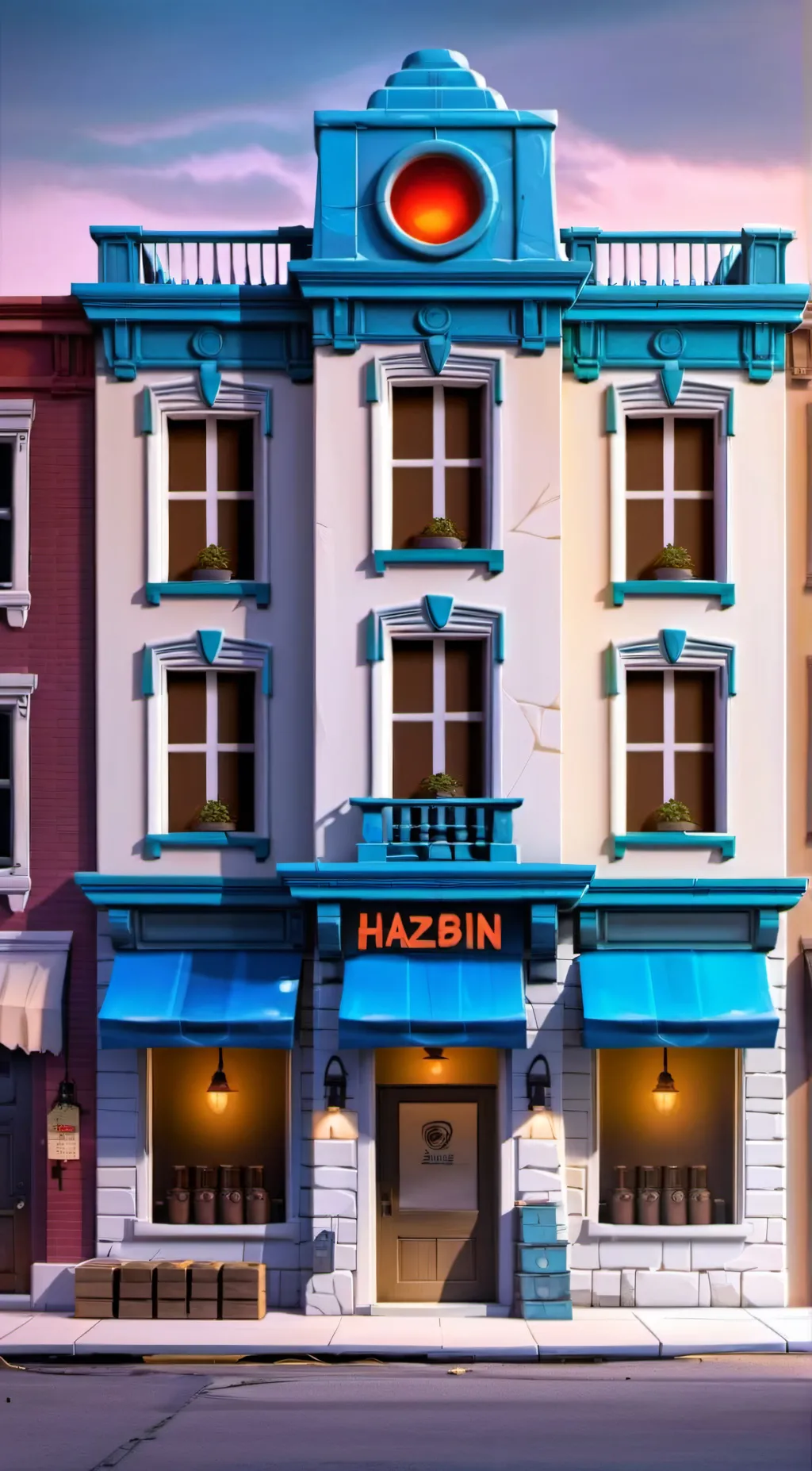 ai character: Hazbin hotel background