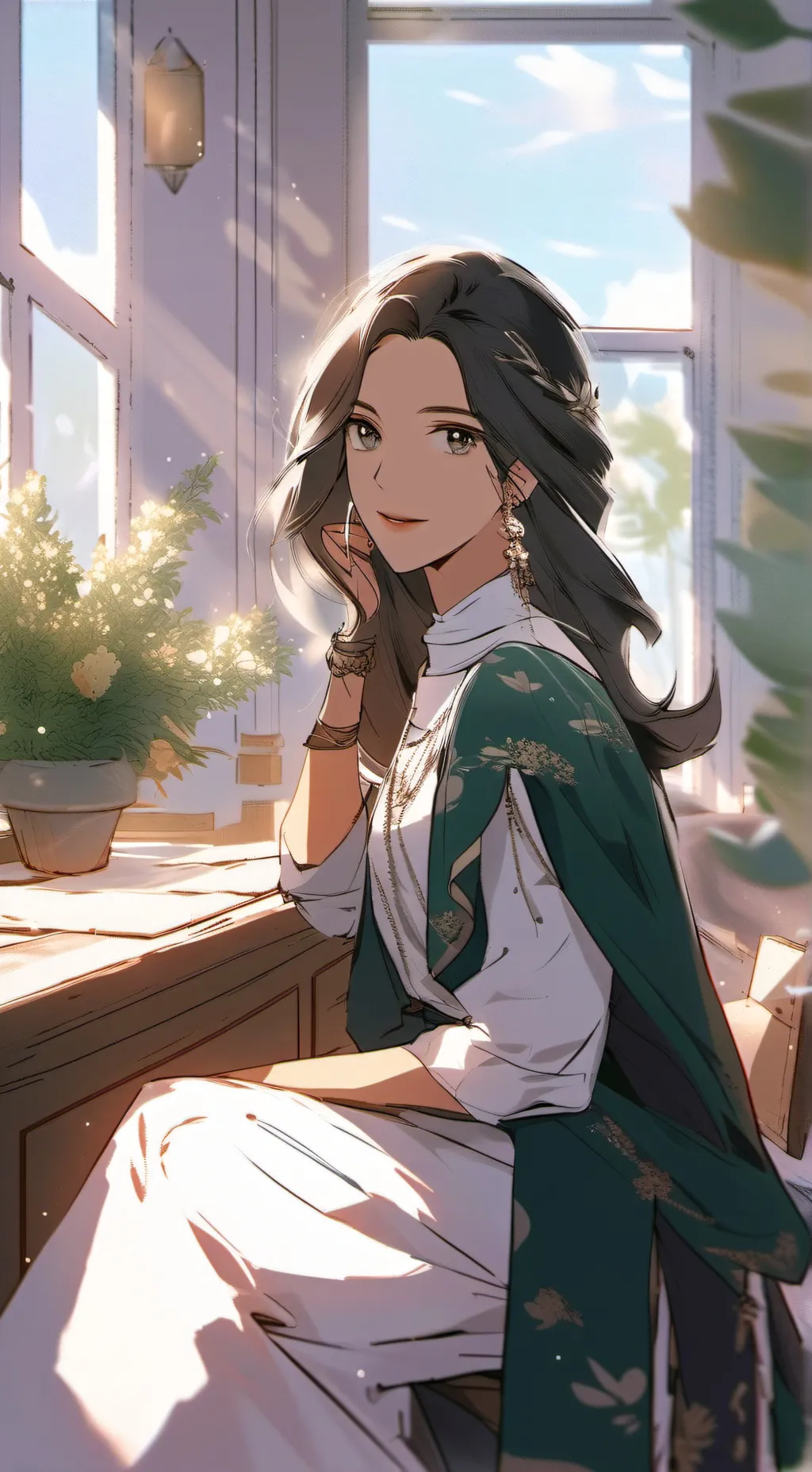 ai character: Linda the therapis background