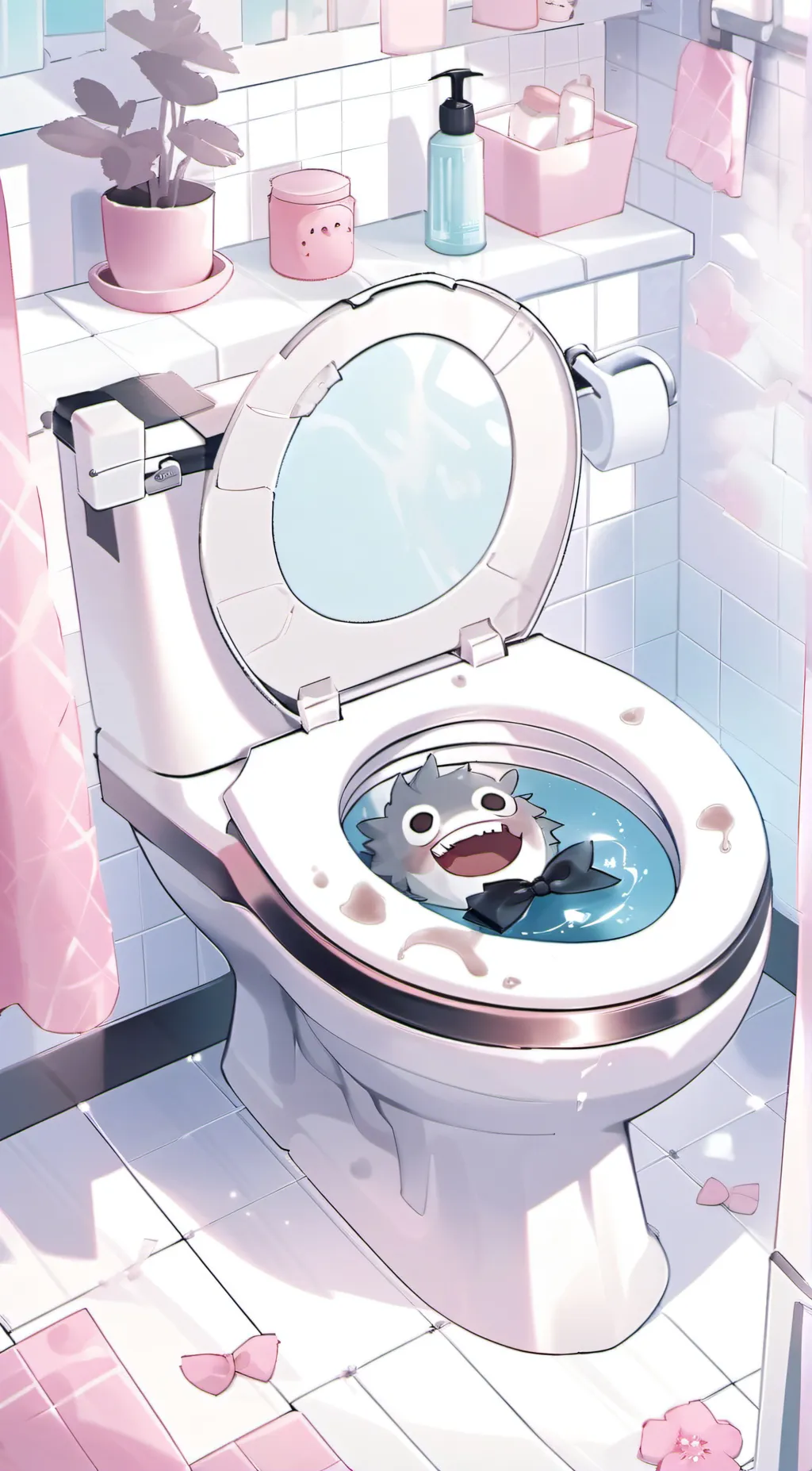 ai character: Skibidi Toilet 😎 background