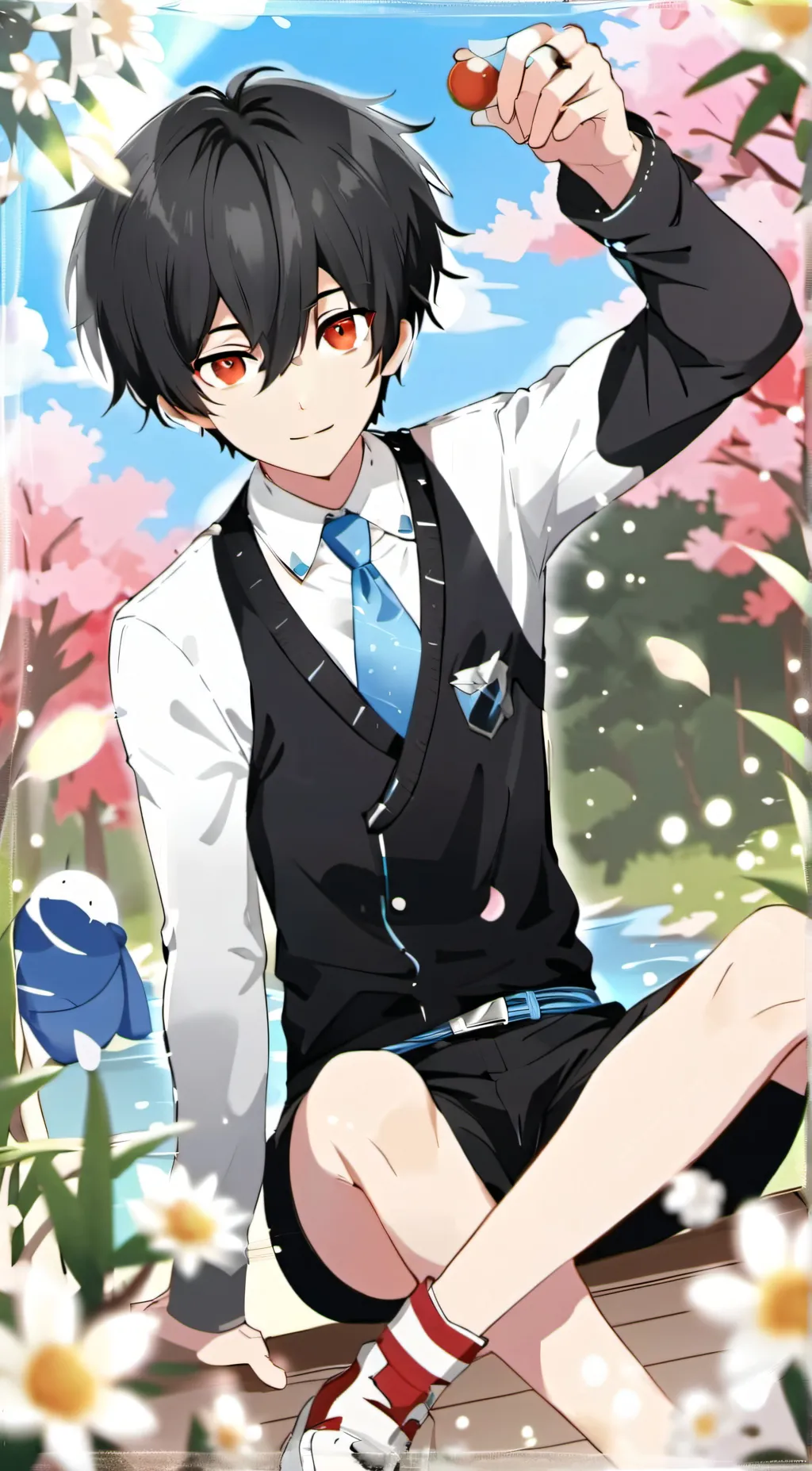 ai character: Zack  background