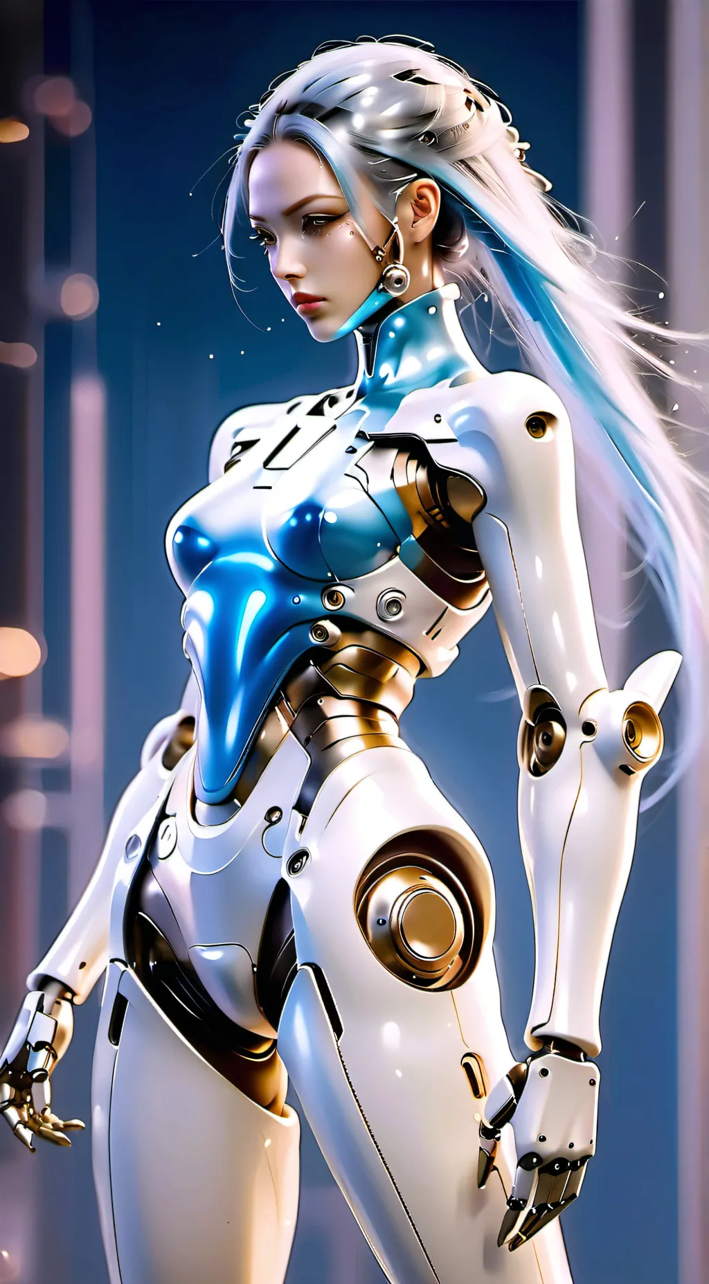 ai character: Omega  background