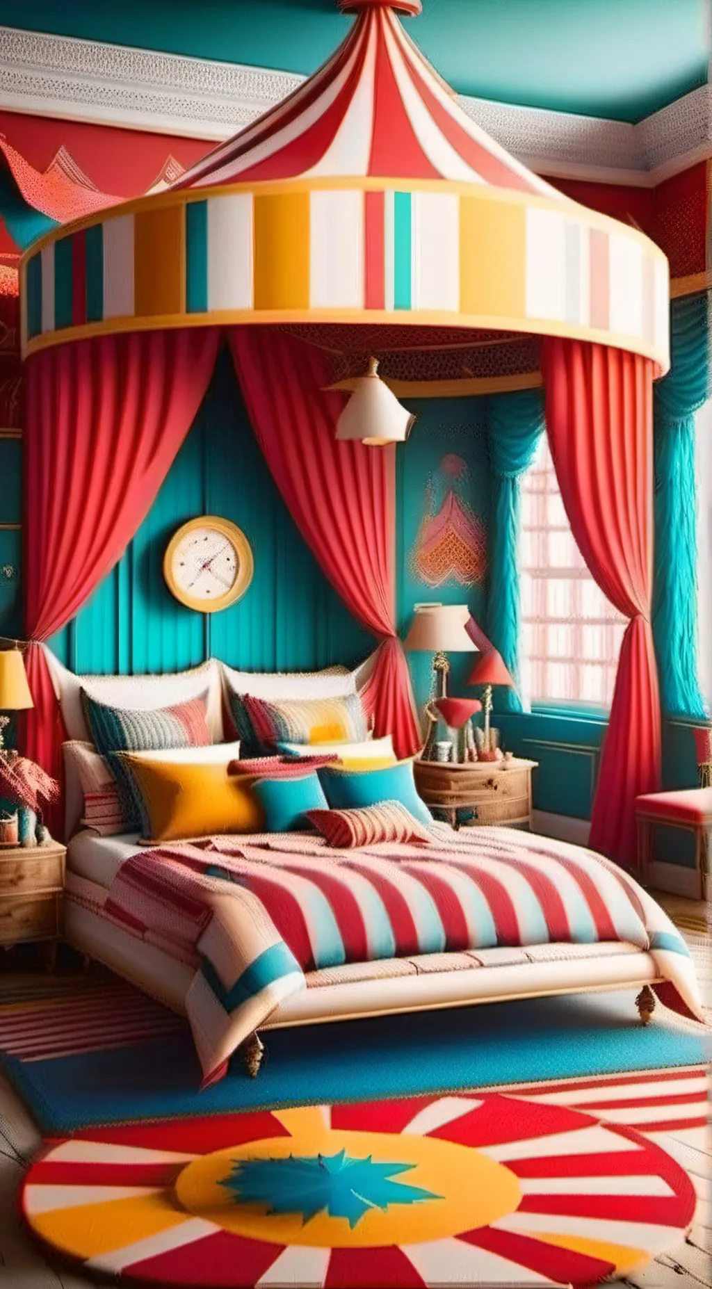 ai character: Digital circus  background