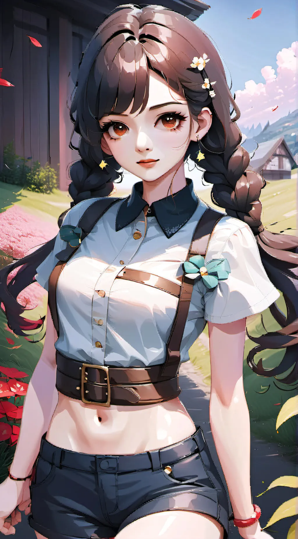 ai character: Sarah  background
