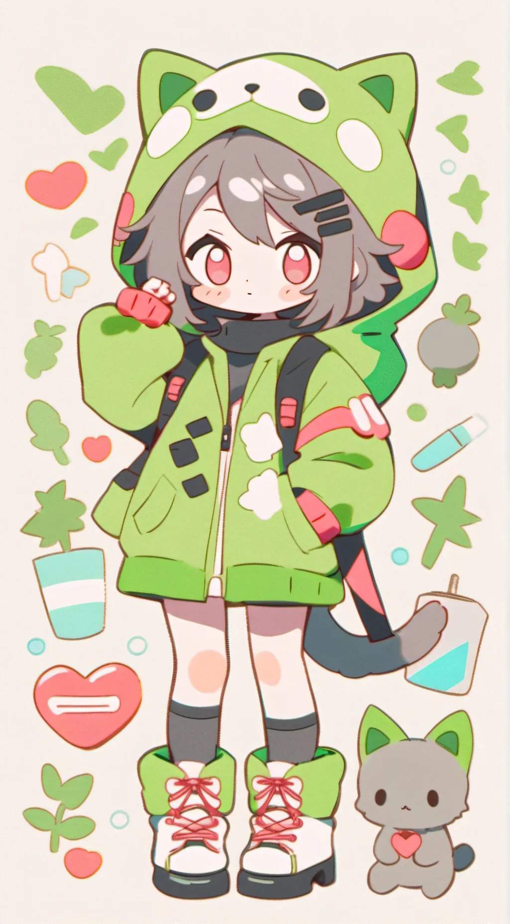 ai character: Jennie, Taehyung background