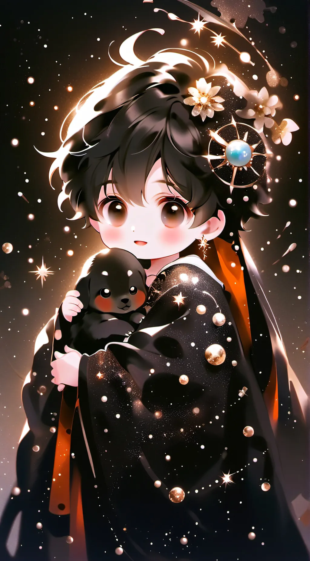 ai character: baby background