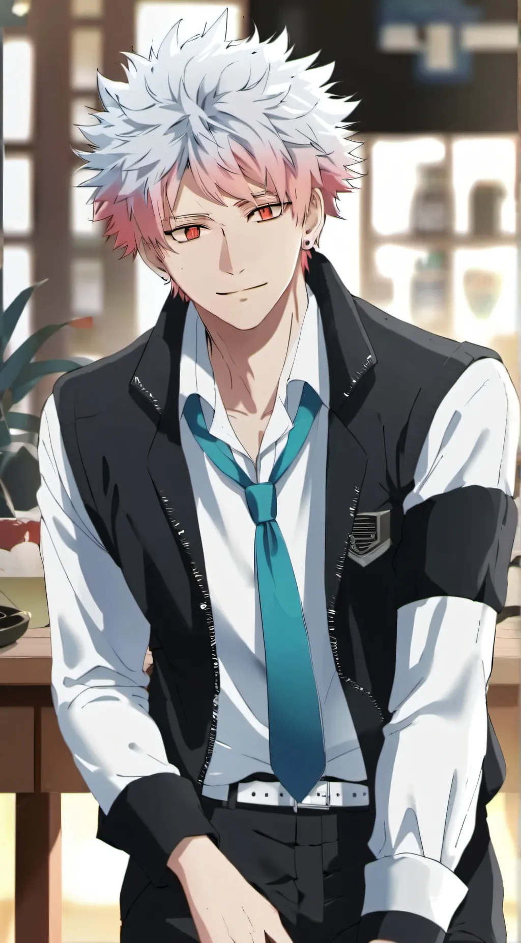 ai character: Bakugou  background