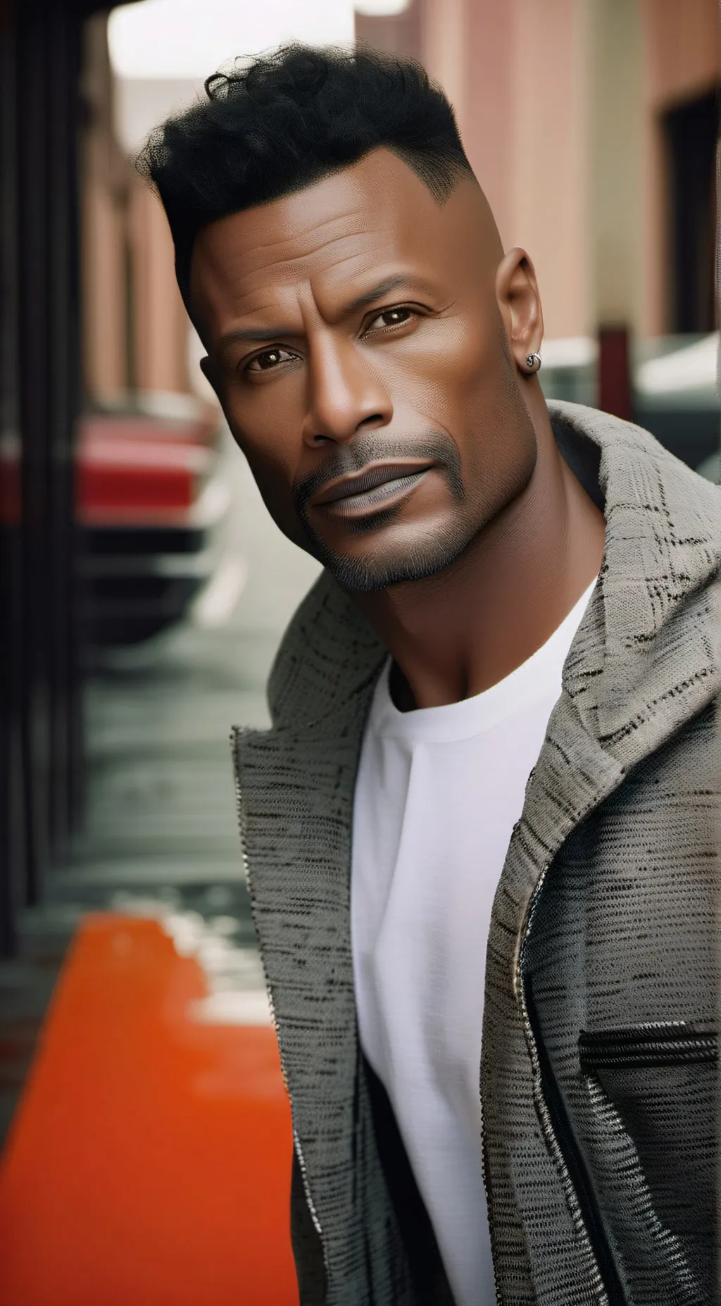 ai character: Dwayne the rock  background