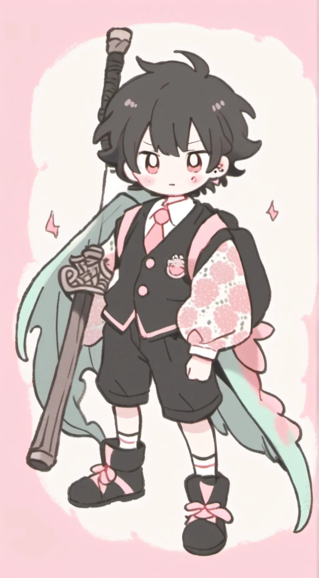 ai character: may may ☀  background