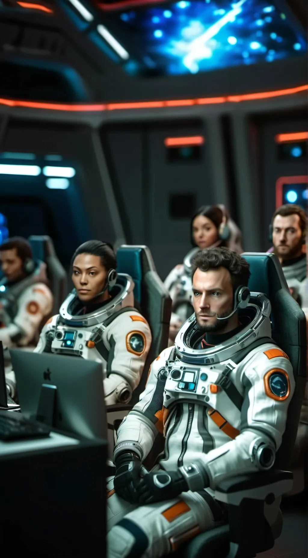 ai character: Among Us.  background