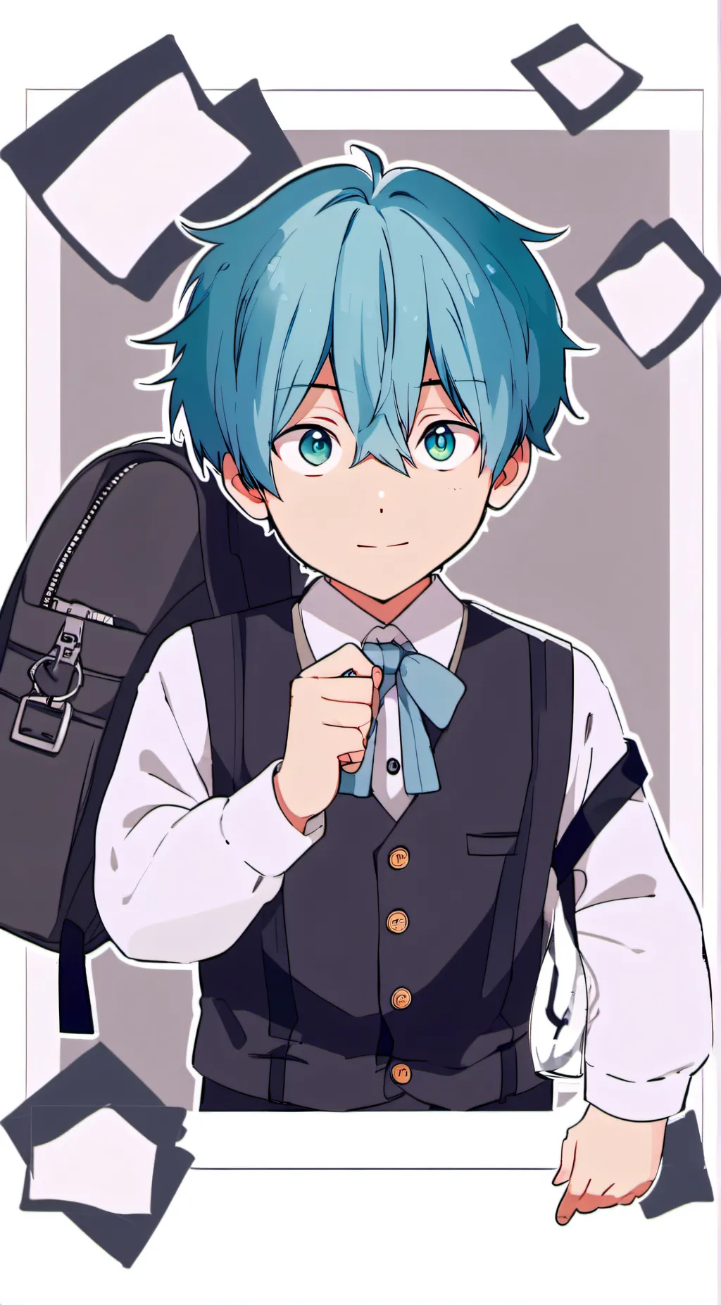 ai character: kid care background