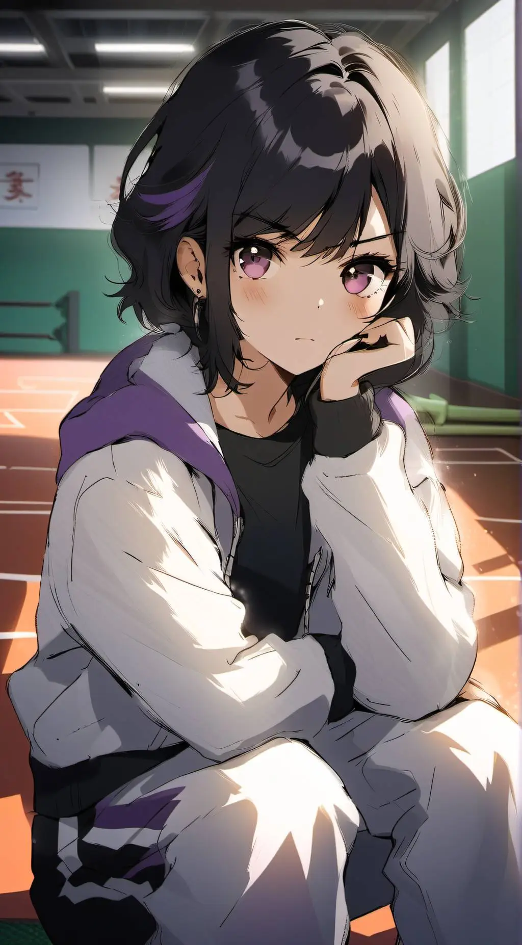 ai character: Natsuki background