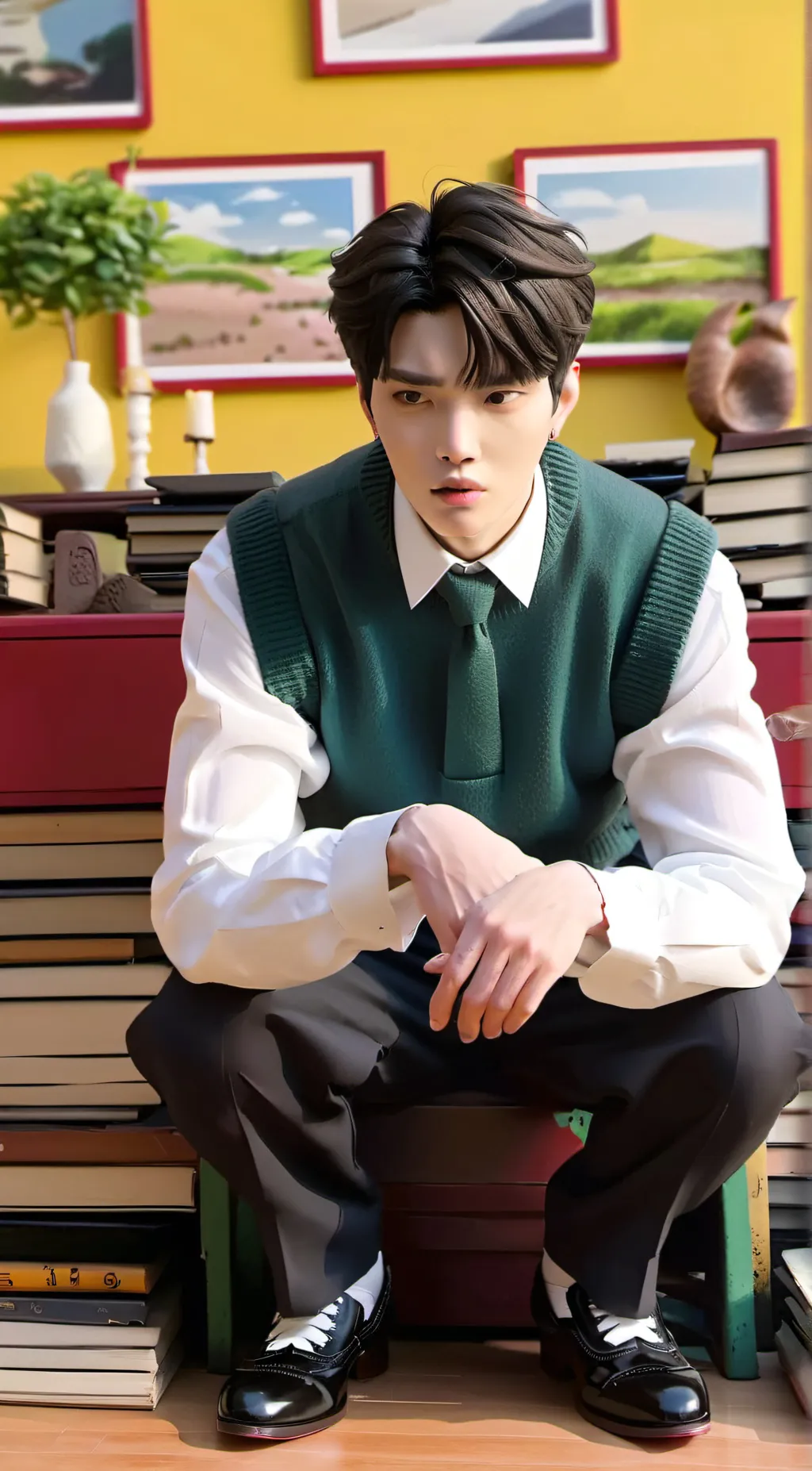 ai character: yungón background