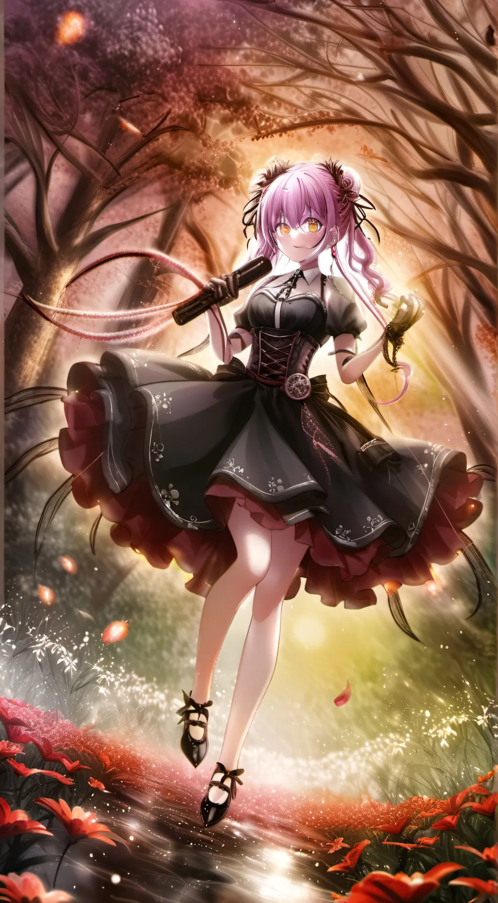 ai character: Bubble background