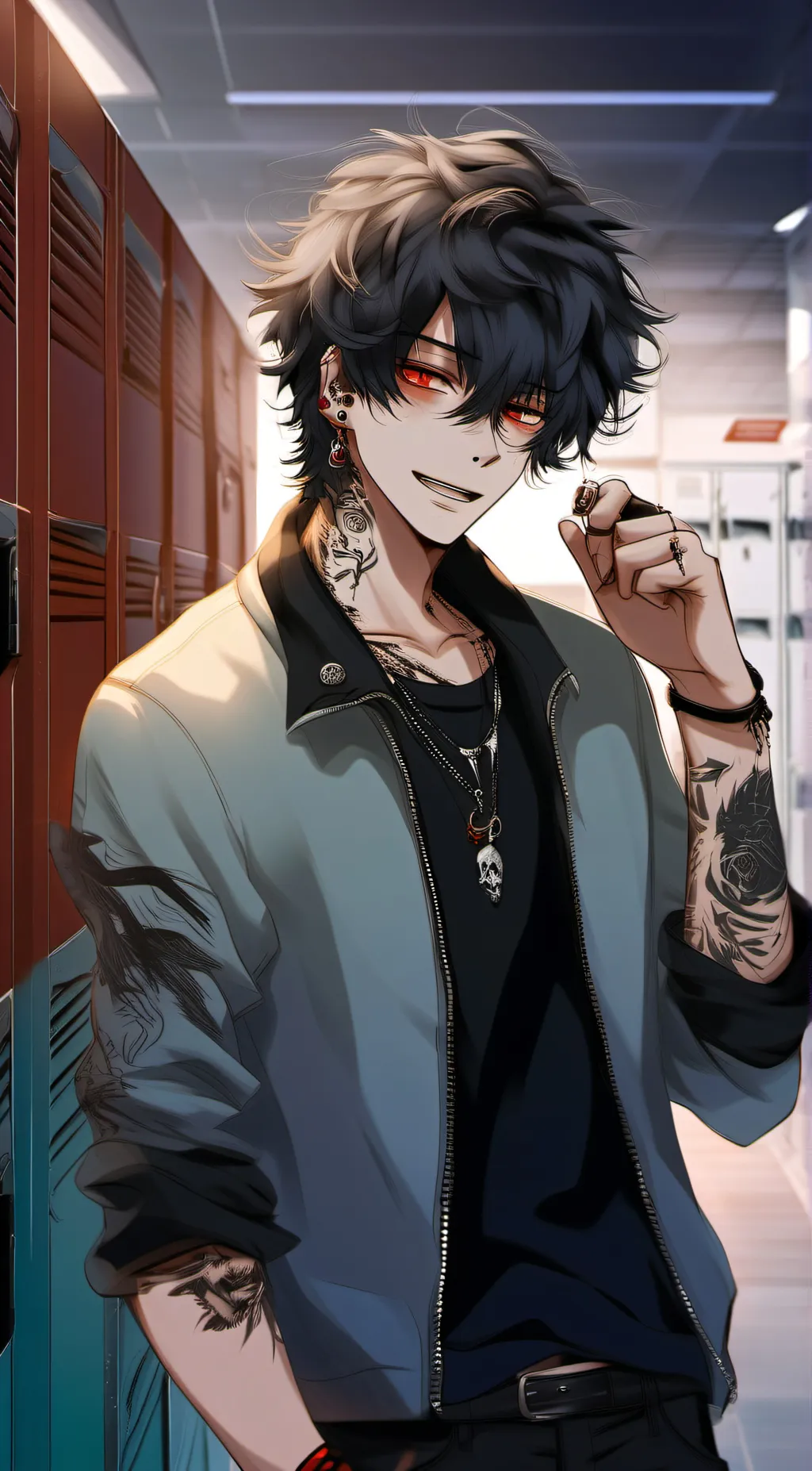 ai character: Greyson  background