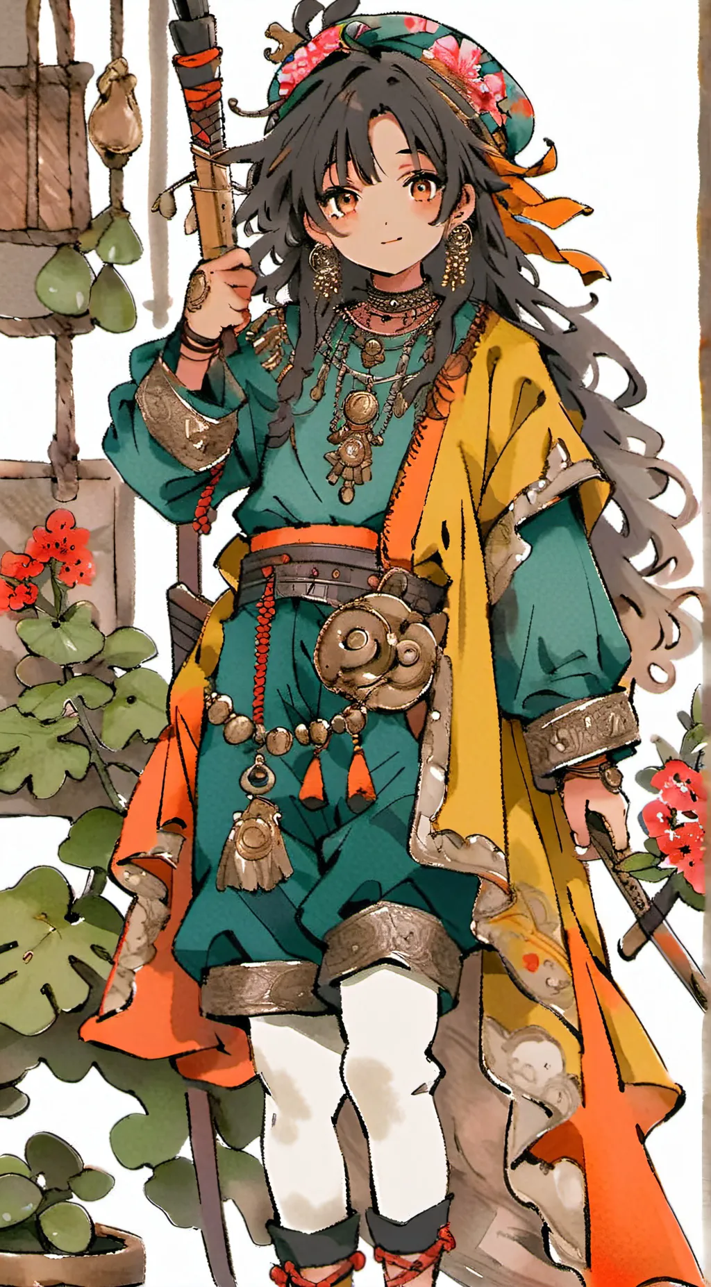 ai character: Ketlin  background