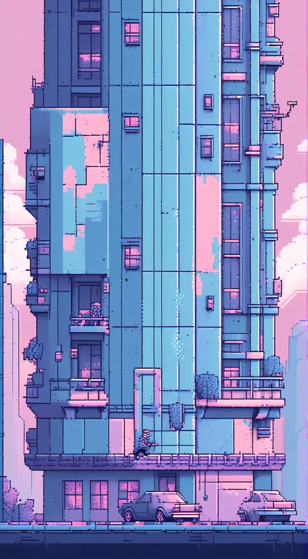 ai character: Tower RPG background