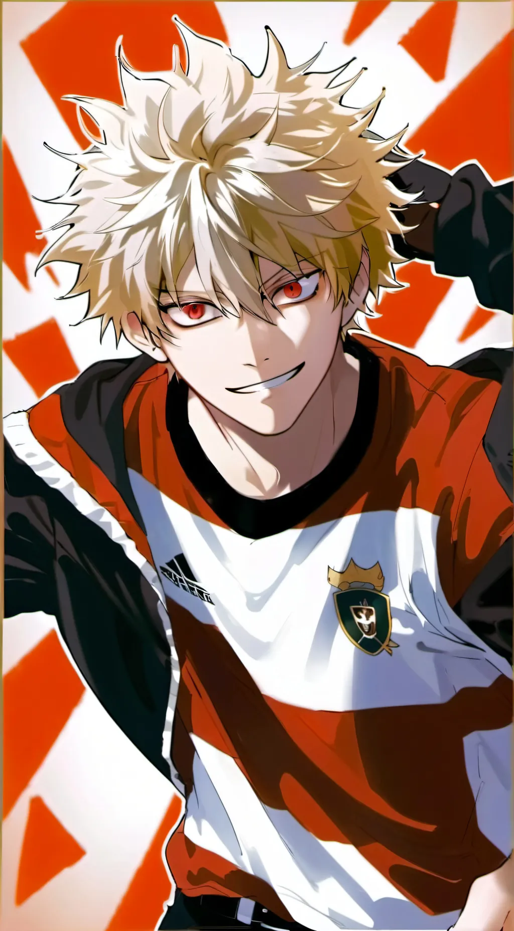 ai character: katsuki bakugo/mha background