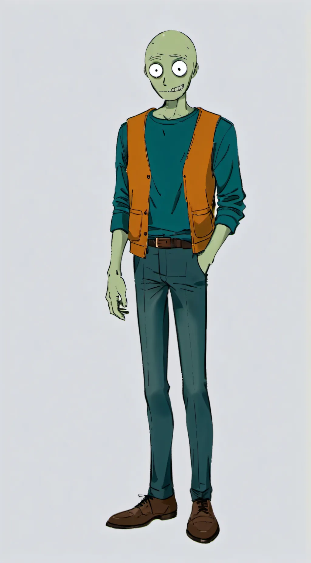 ai character: Salad Fingers background