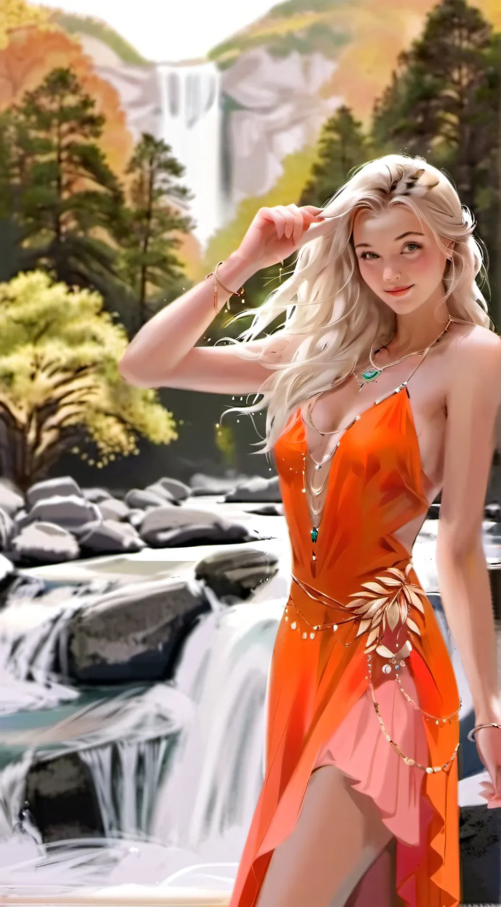 ai character: Livvy dunne background