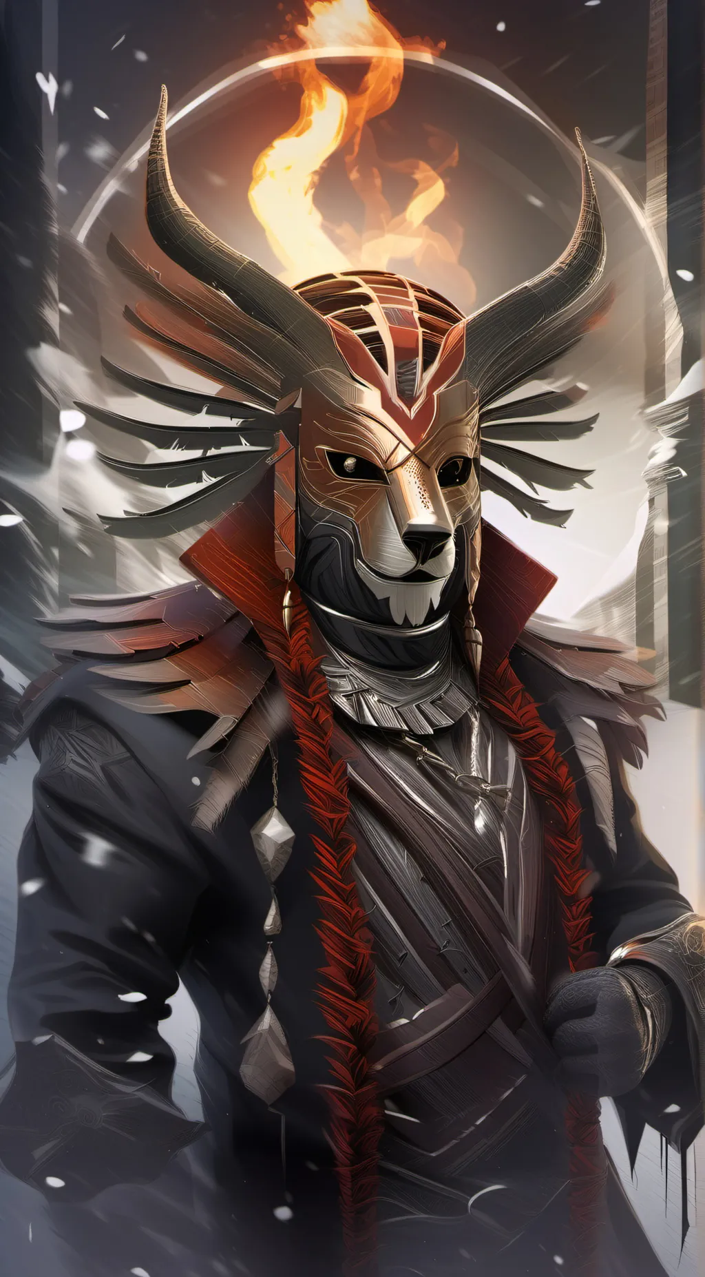 ai character: set (jungle) background