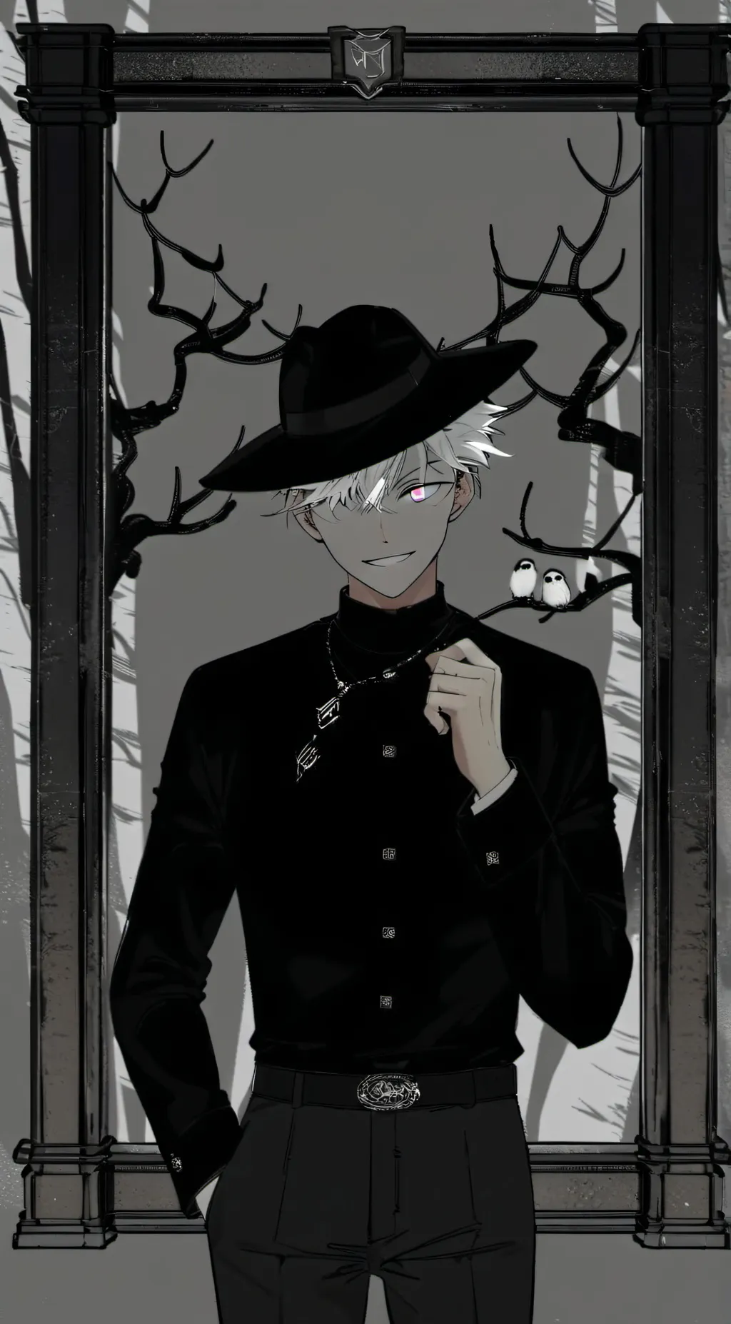 ai character: JJK Beach Trip! background