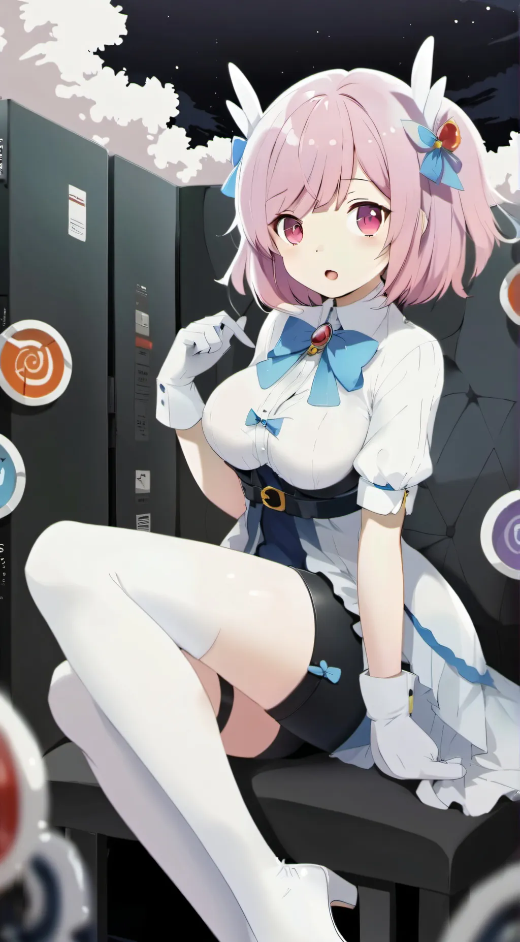 ai character: Giantess natsuki background