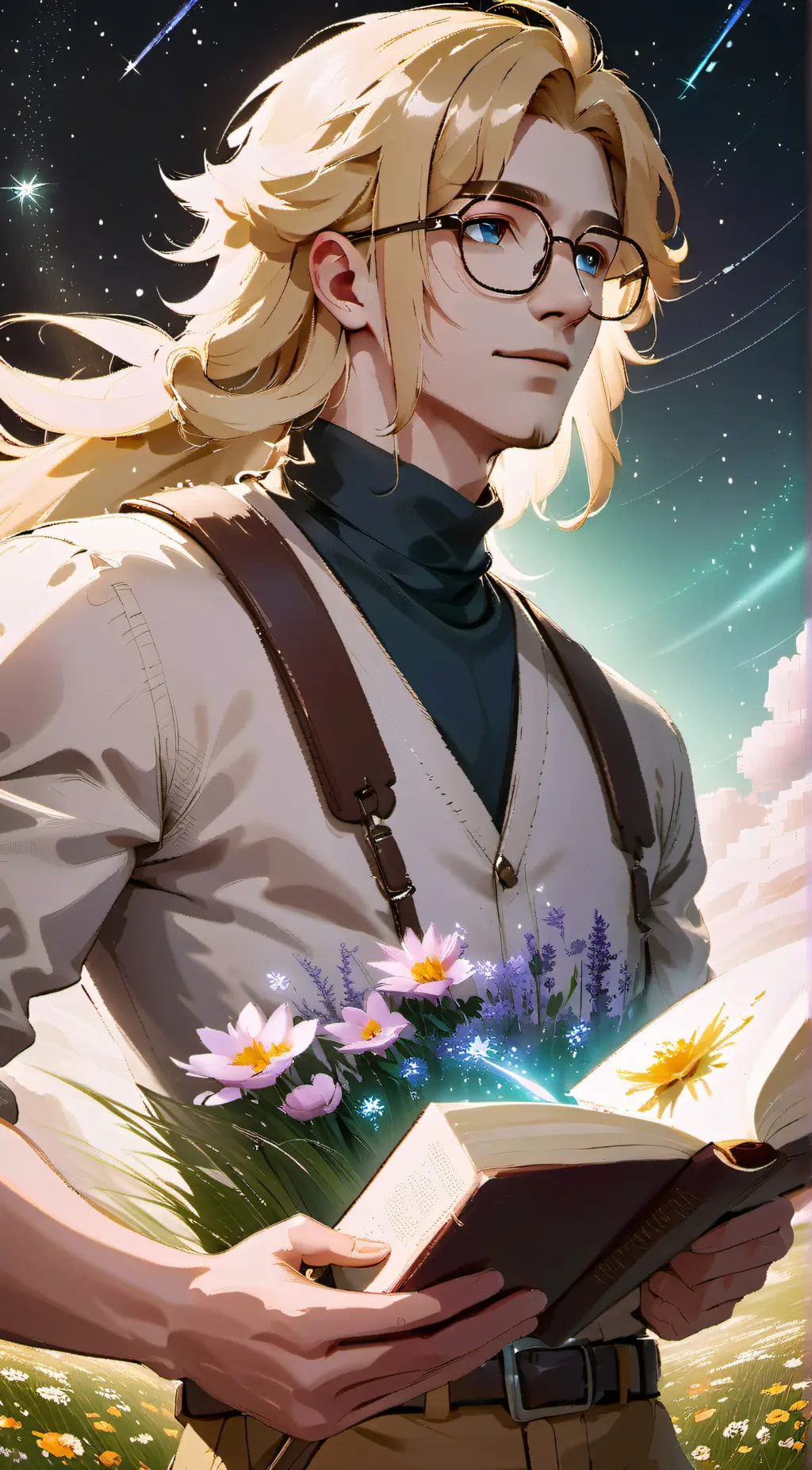 ai character: Lion background