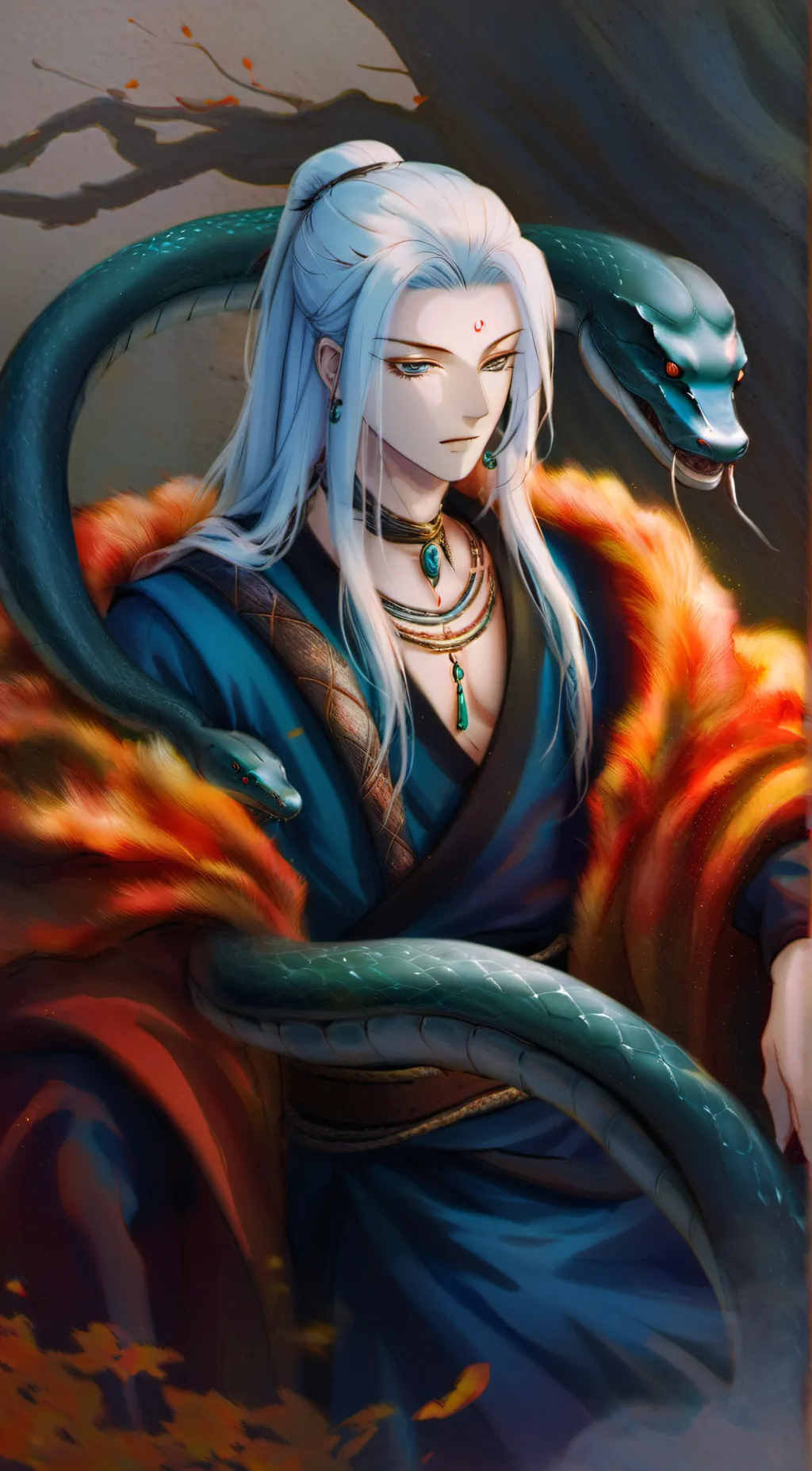 ai character: Shi  background