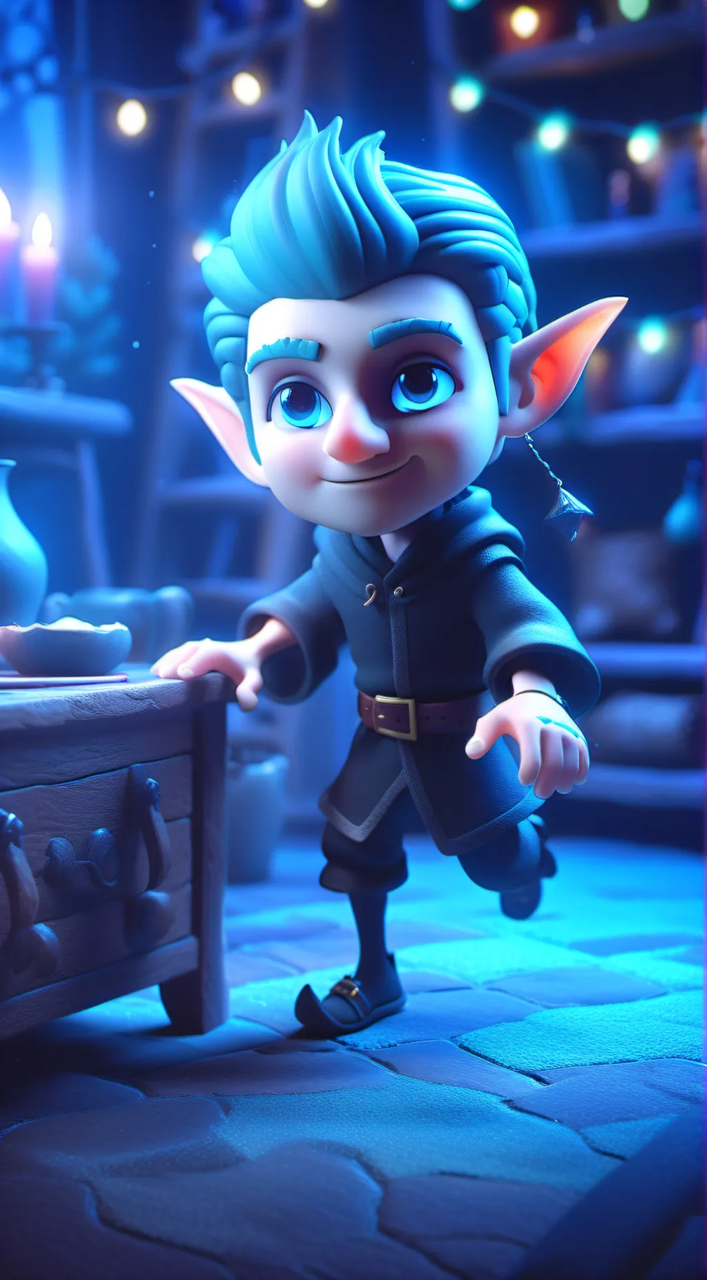 ai character: elf background