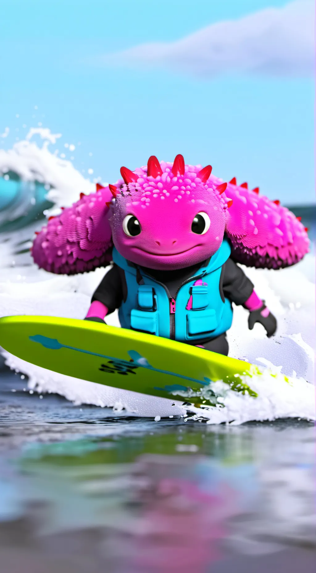 ai character: KinitoPET background