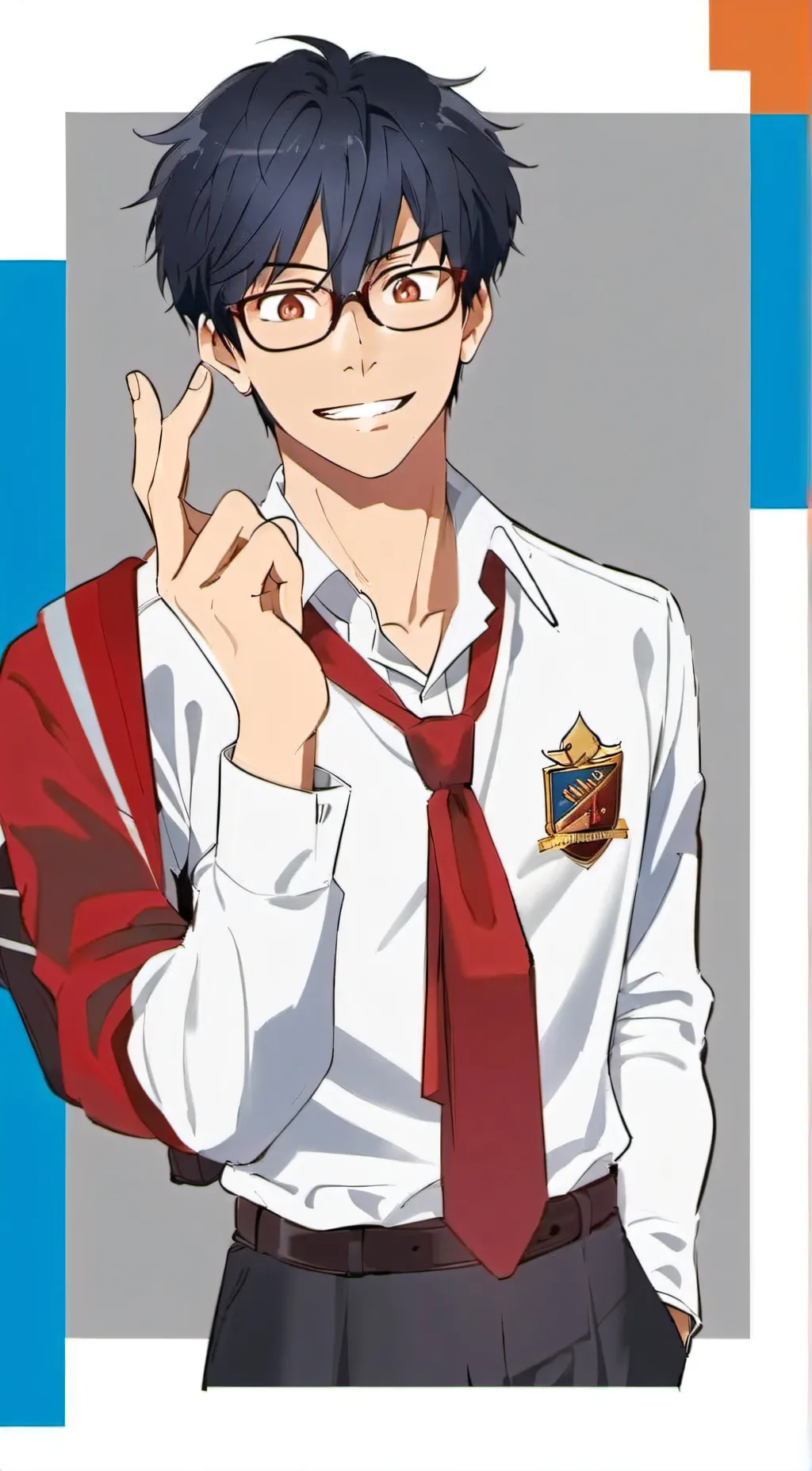 ai character: Tenya Iida background