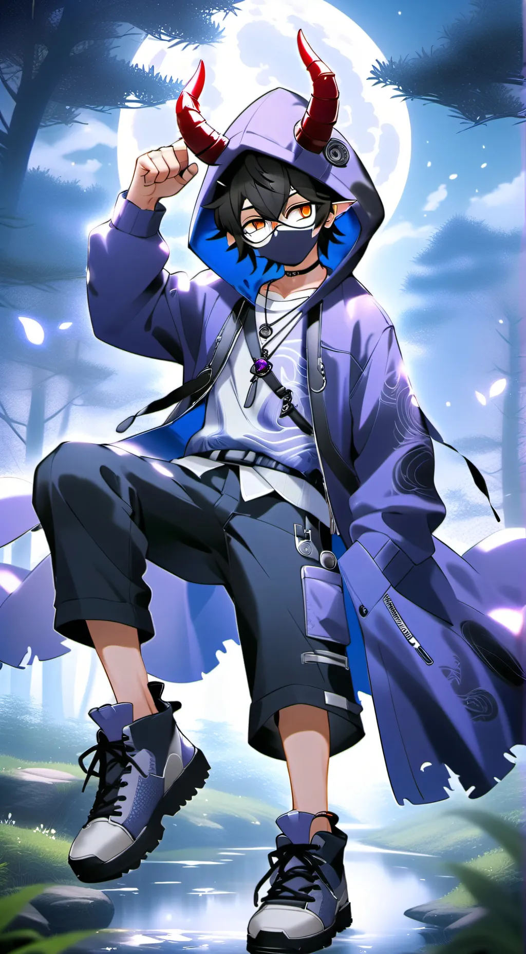 ai character: Luka  background