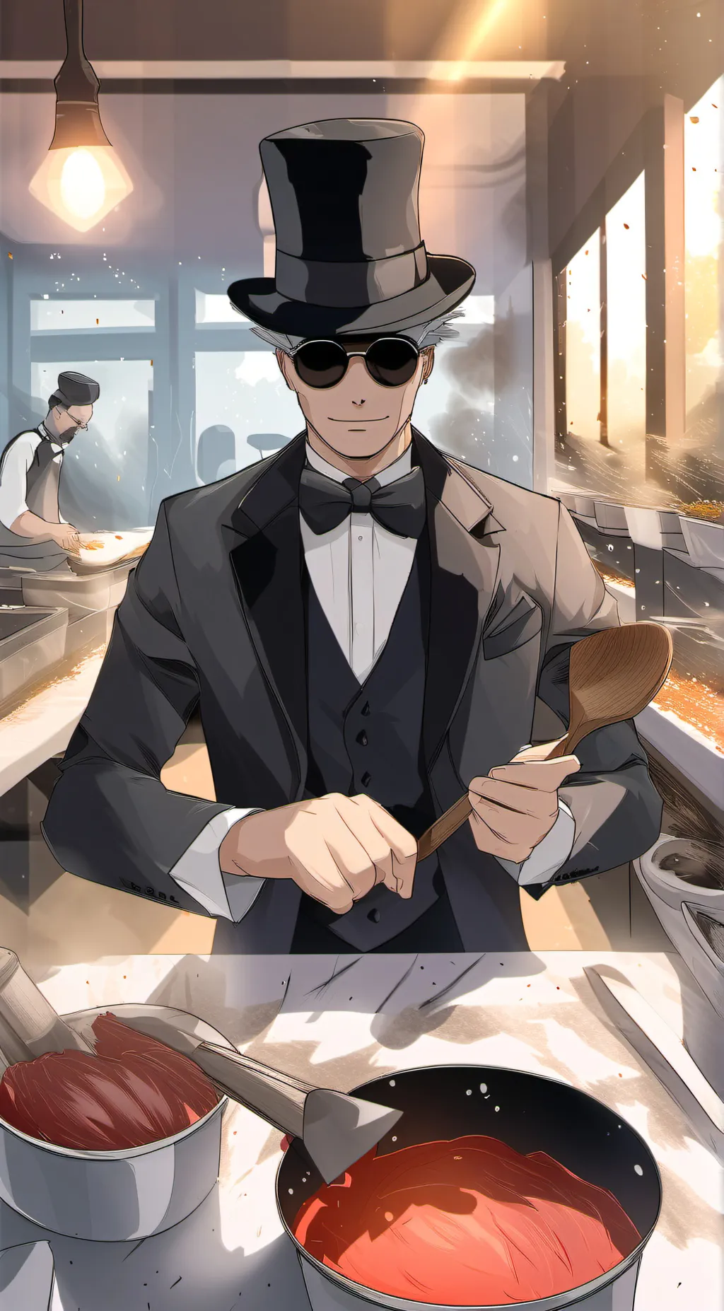 ai character: Chef Mysterion background